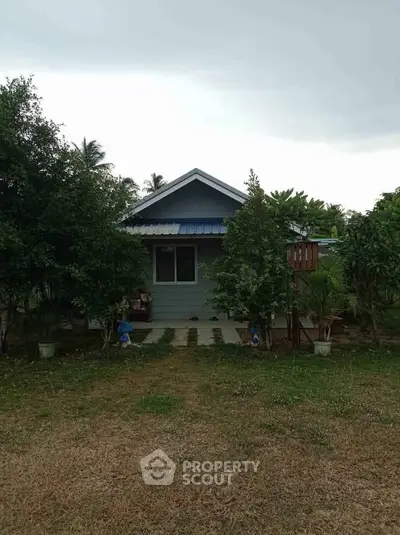 Charming small house with lush garden and inviting entrance