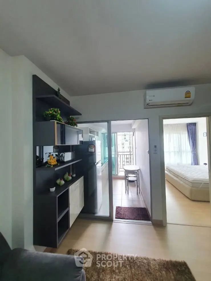 Modern apartment interior with open layout and stylish decor