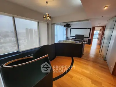 Luxurious penthouse with stunning city views and modern interior design