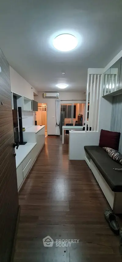 Modern apartment interior with open layout and stylish decor