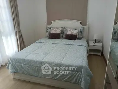 Cozy bedroom with elegant decor and natural light