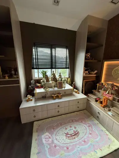 Charming prayer room with elegant decor and natural light