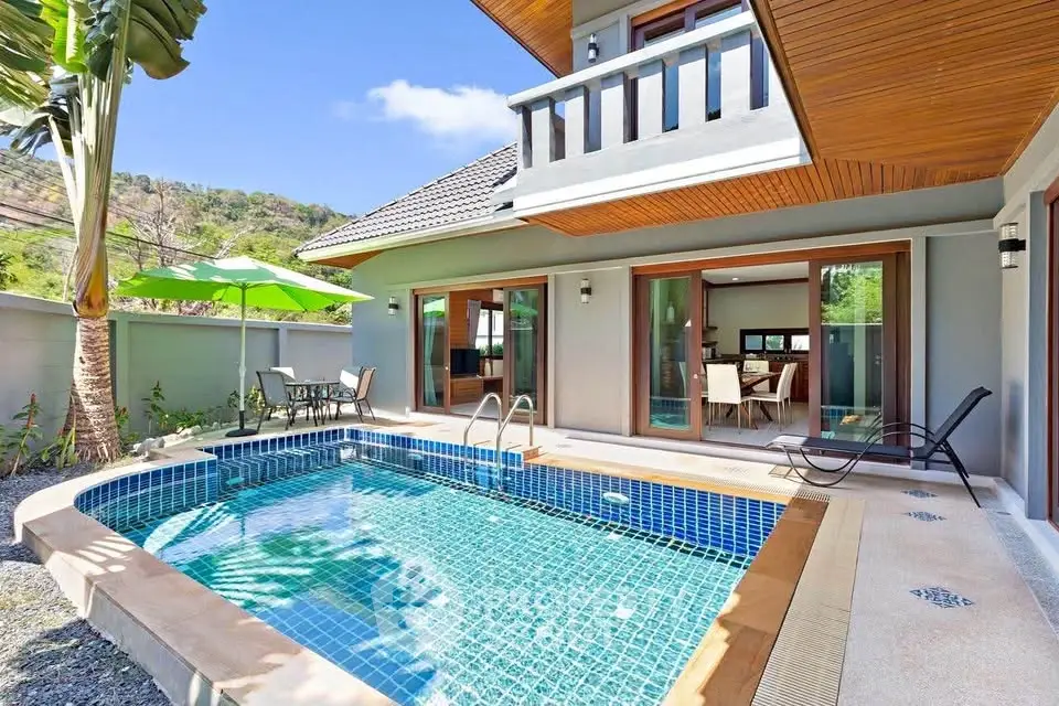 Luxurious villa with private pool and spacious outdoor area, perfect for relaxation and entertainment.
