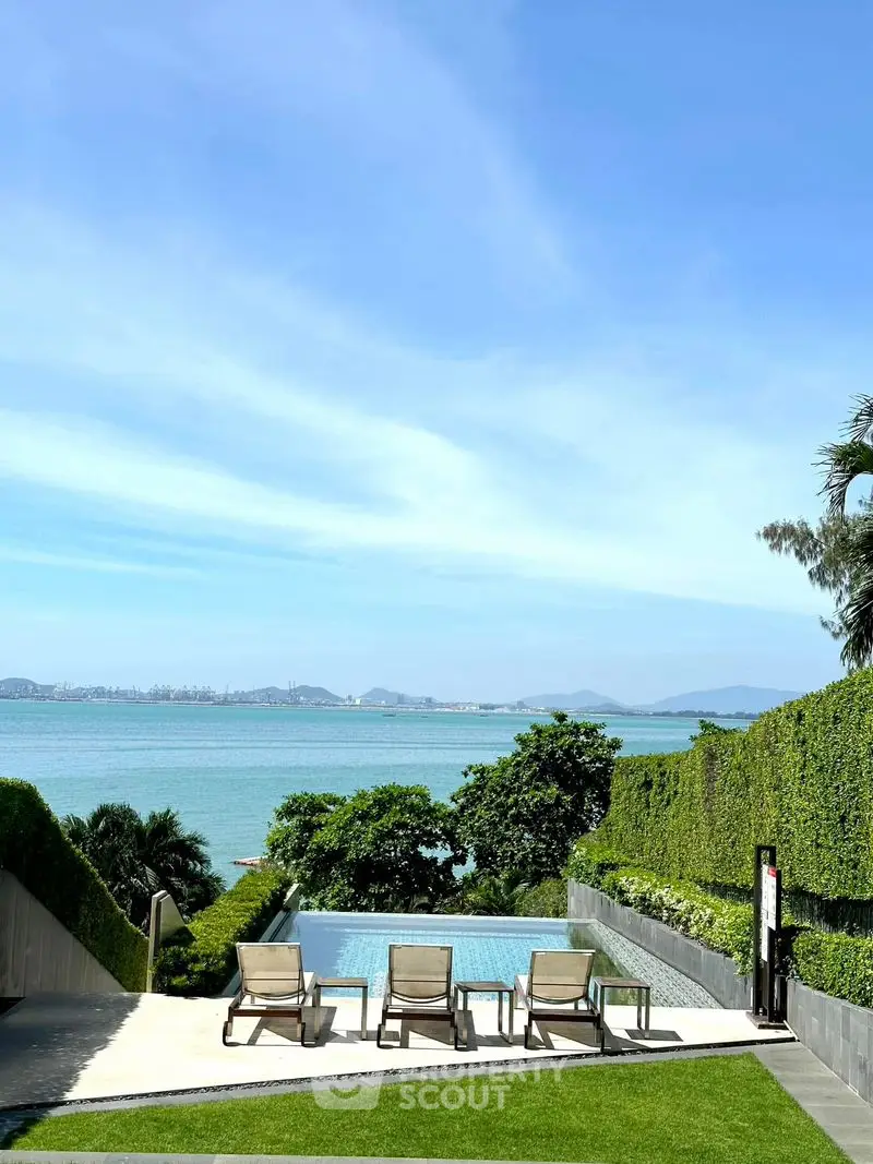 Luxurious beachfront property with stunning ocean view and private pool