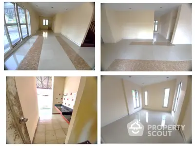 Spacious unfurnished apartment with large windows and tiled floors, ideal for customization.