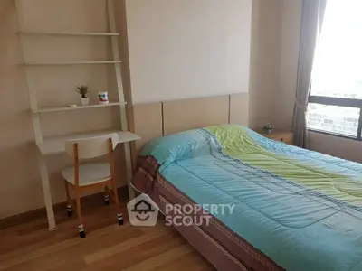 Cozy bedroom with natural light and minimalist decor