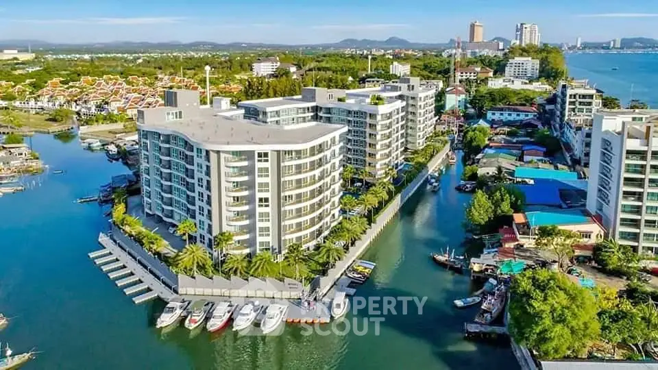 Stunning waterfront condominium with private marina and scenic views