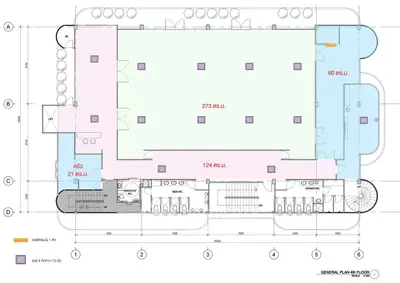 Detailed architectural floor plan showcasing layout and dimensions for optimal space utilization.