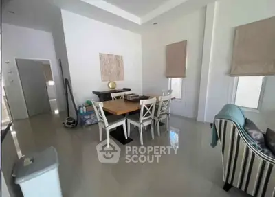 Spacious dining area with elegant decor and natural light