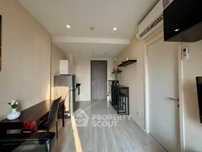 Modern apartment interior with open layout and stylish furnishings
