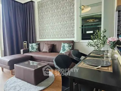 Stylish living room with elegant decor and modern furniture