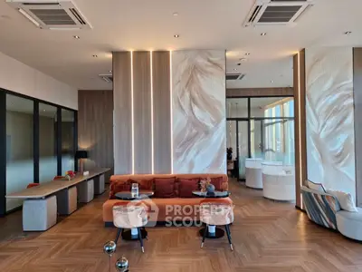Luxurious modern living room with elegant decor and stylish furniture, featuring a spacious open layout and natural lighting.