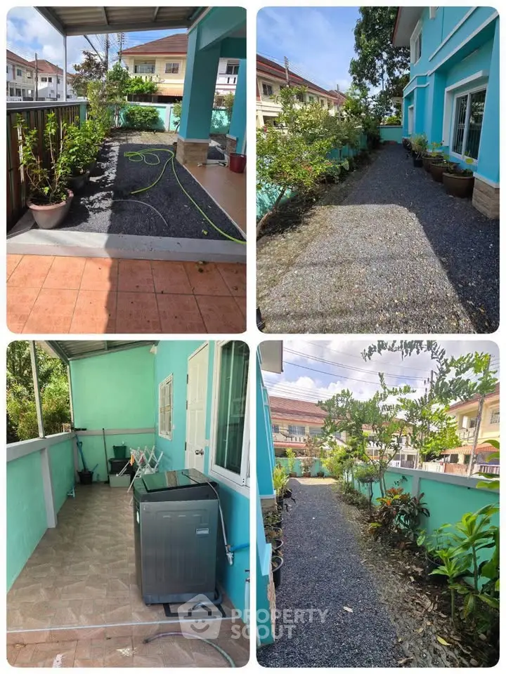 Charming suburban home with spacious garden and patio, perfect for outdoor relaxation and entertaining.