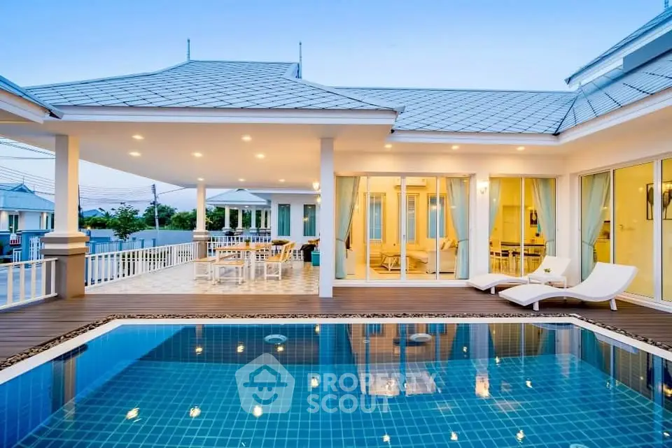 Luxurious villa with private pool and spacious terrace, perfect for relaxation and entertaining.