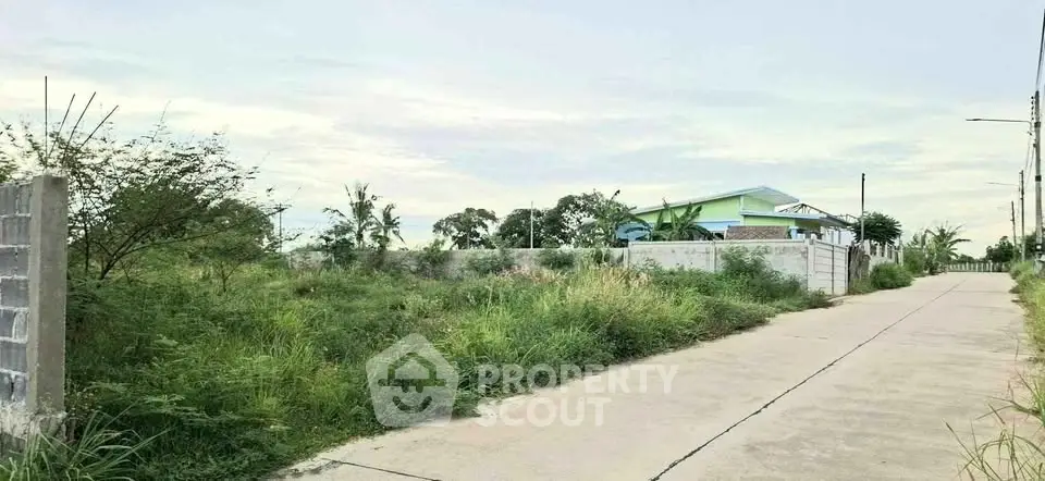 Spacious plot of land with potential for development in a serene neighborhood.