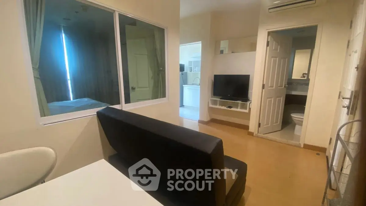 Cozy apartment interior with modern furnishings and natural light