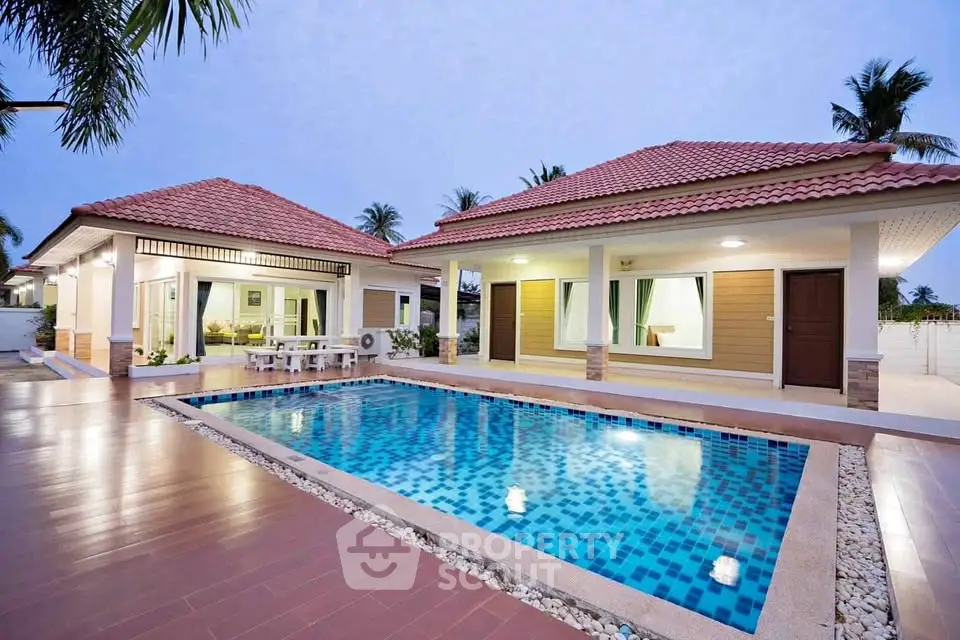 Luxurious villa with private pool and modern design, perfect for tropical living.