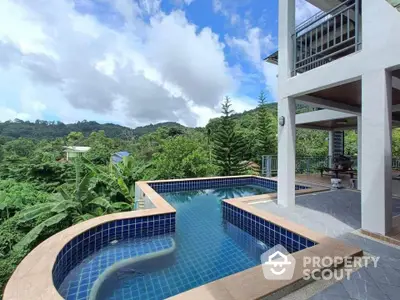 Stunning villa with private pool and lush mountain views, perfect for serene living.