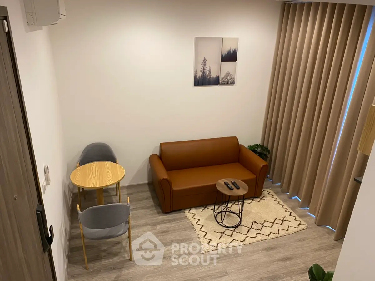  1 Bedroom Condo at Ideo Mobi Asoke Livingroom