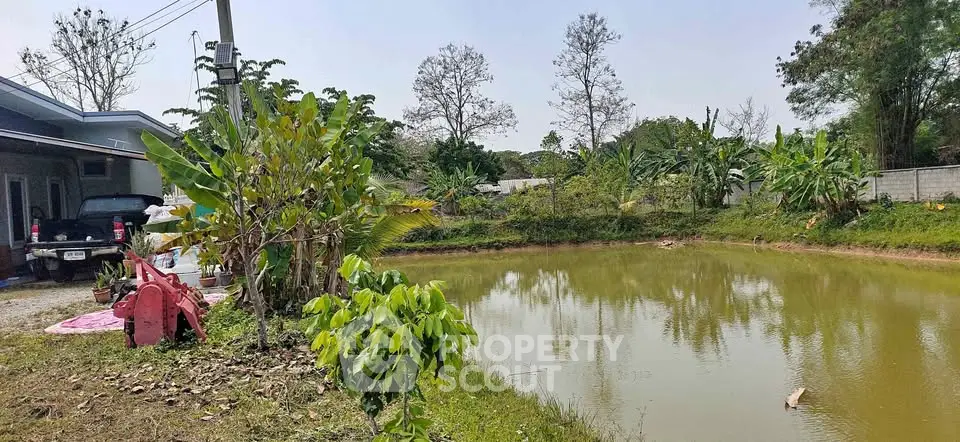 Charming rural property with serene pond and lush greenery, perfect for nature lovers seeking tranquility.