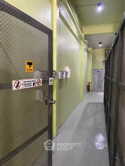 Secure storage facility with CCTV and safety features, ideal for safeguarding valuables.