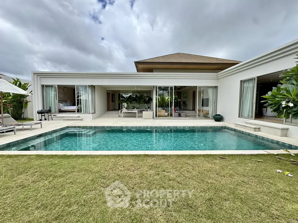 Luxurious villa with private pool and modern architecture, perfect for serene living.