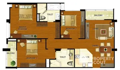  3 Bedrooms Apartment at Y O Place-2