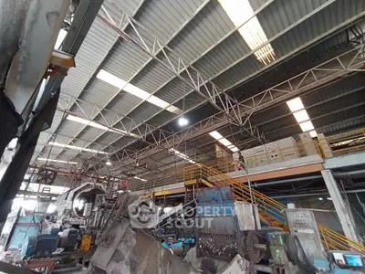 Spacious industrial warehouse with high ceilings and ample storage space