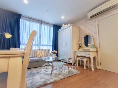 Charming living room with elegant furniture and natural light