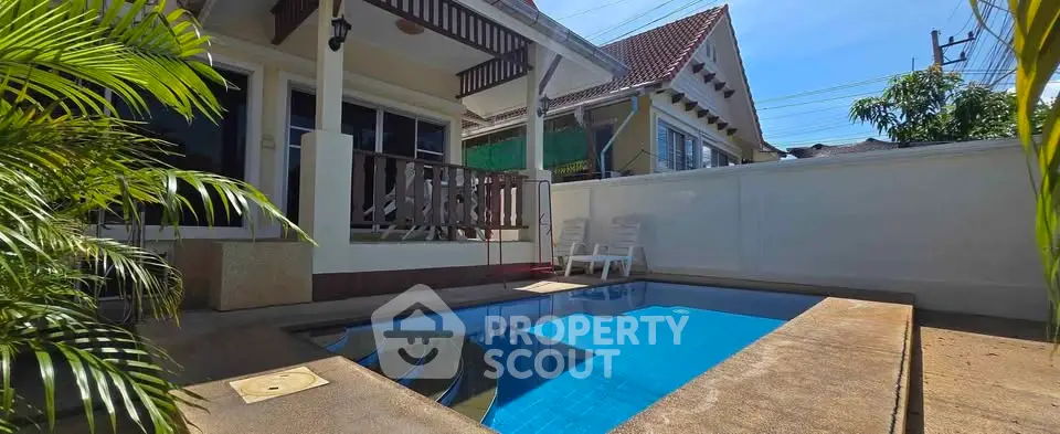 Charming villa with private pool and cozy patio in a serene neighborhood.