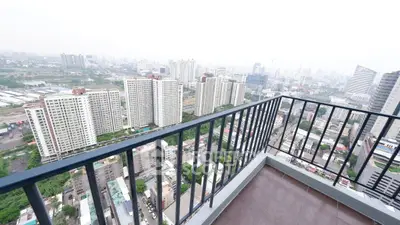 Stunning high-rise balcony with panoramic cityscape views
